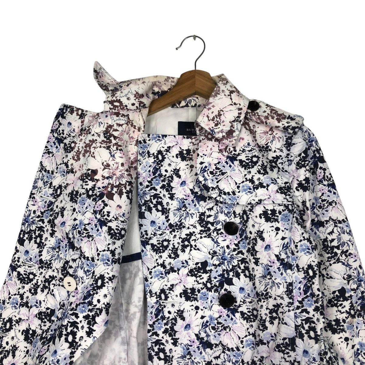 Burberry 🔥VINTAGE CHORE JACKET BURBERRY LONDON FLORAL FULL PRINT Size US S / EU 44-46 / 1 - 14 Thumbnail