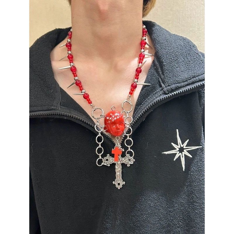 Japanese Brand × Vintage Retro punk necklace Size ONE SIZE - 1 Thumbnail