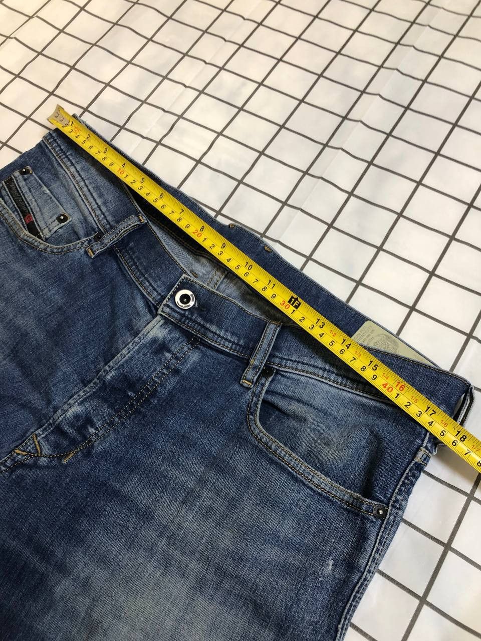 Diesel DIESEL TEPPHAR Wash Denim Slim Carrot Stretch Jeans Size US 34 / EU 50 - 14 Thumbnail