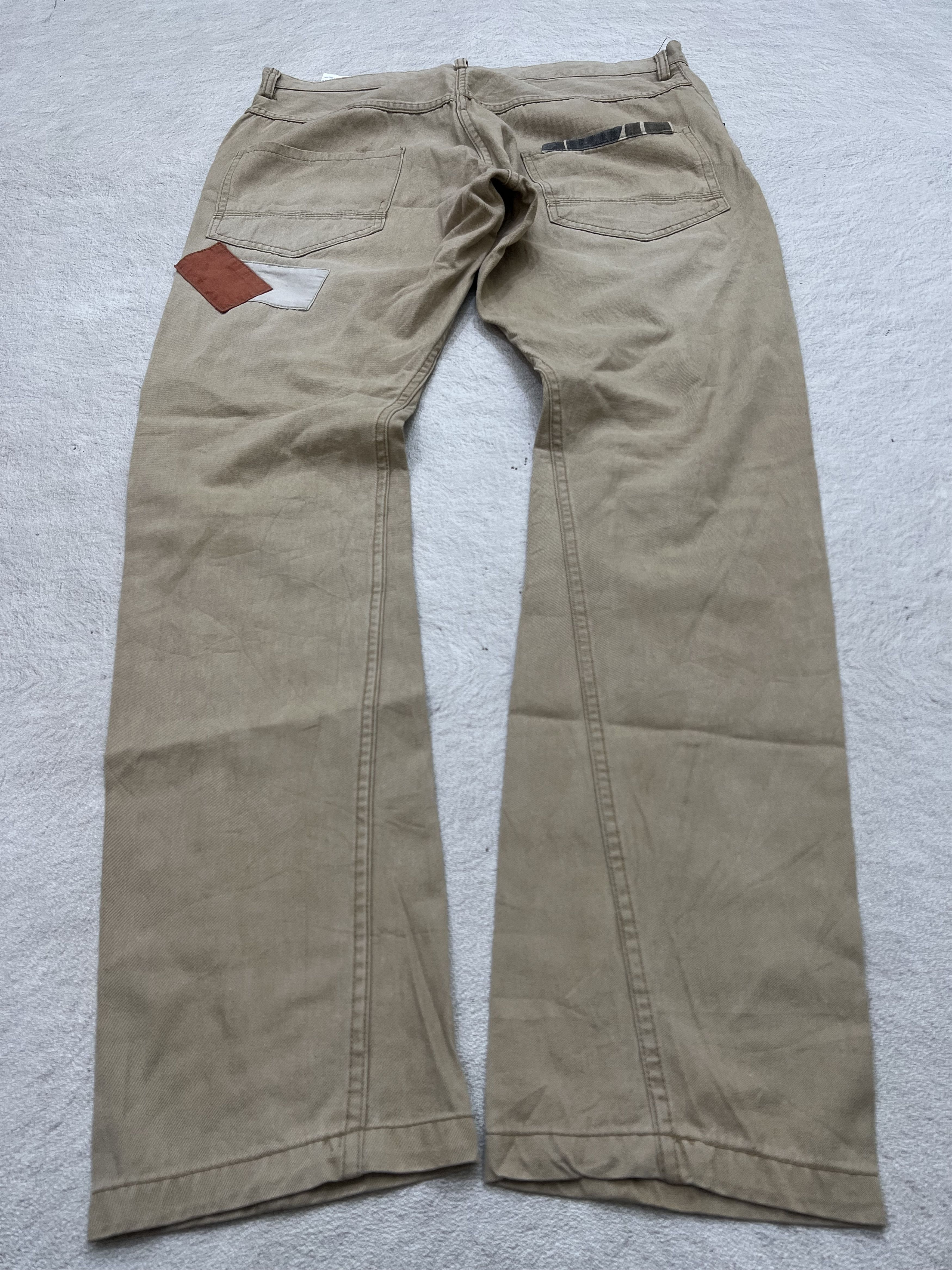 Japanese Brand 2000s Hysteric Patchwork Flare Bootcut Chino y2k Lgb Ifsix Size US 34 / EU 50 - 2 Thumbnail