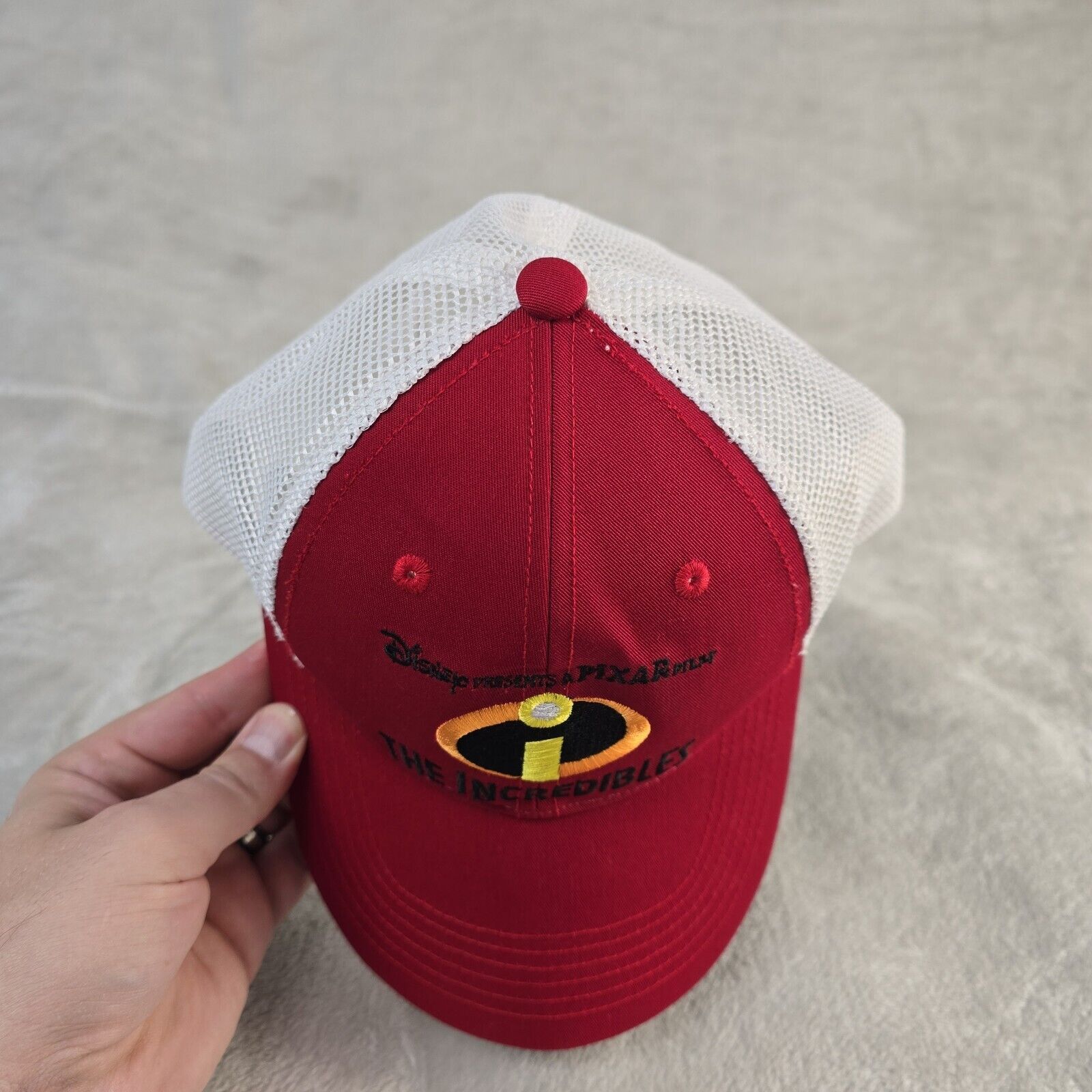 Disney The Incredibles Disney Pixar Logo Trucker Cap Hat Snapback Size ONE SIZE - 5 Thumbnail