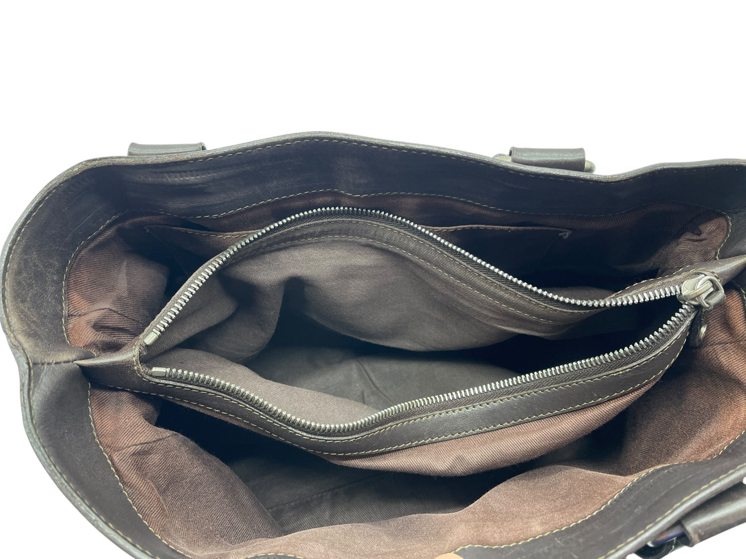 Celine Celine Boogie Bag Brown Leather Vintage Y2K Made in Italy Size ONE SIZE - 12 Thumbnail