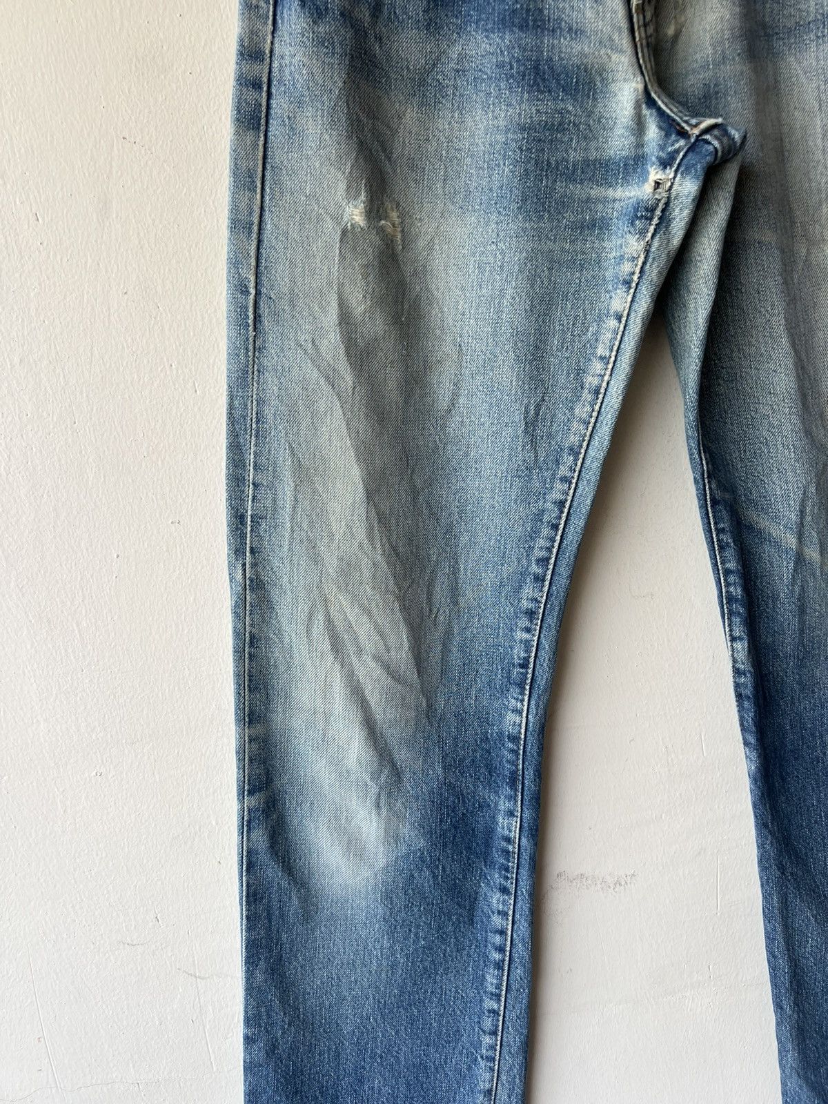 Levi's 90s Levi’s 502 XX Big E Aging Distress Denim Selvedge Jeans Size US 29 - 10 Thumbnail