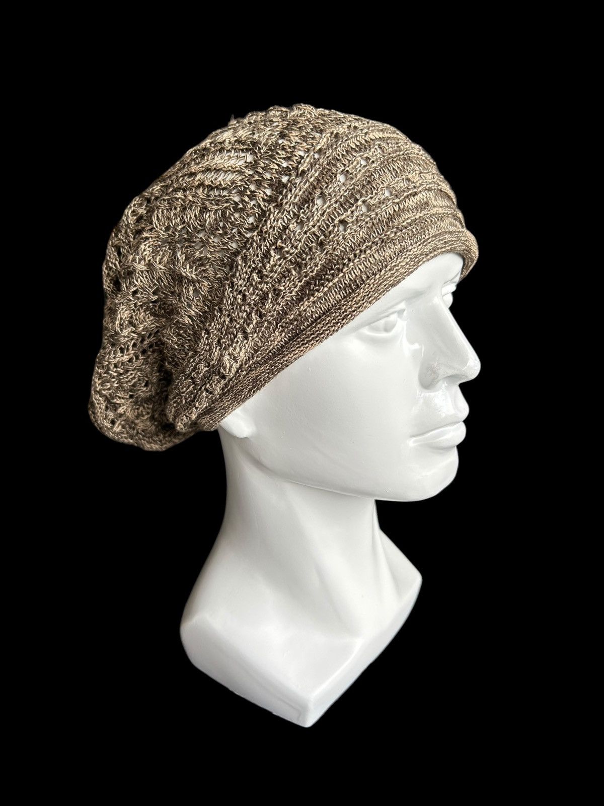 Japanese Brand × Kapital × Vintage Crochet Knitted Handmade Beanie Hat Rare Size ONE SIZE - 5 Thumbnail