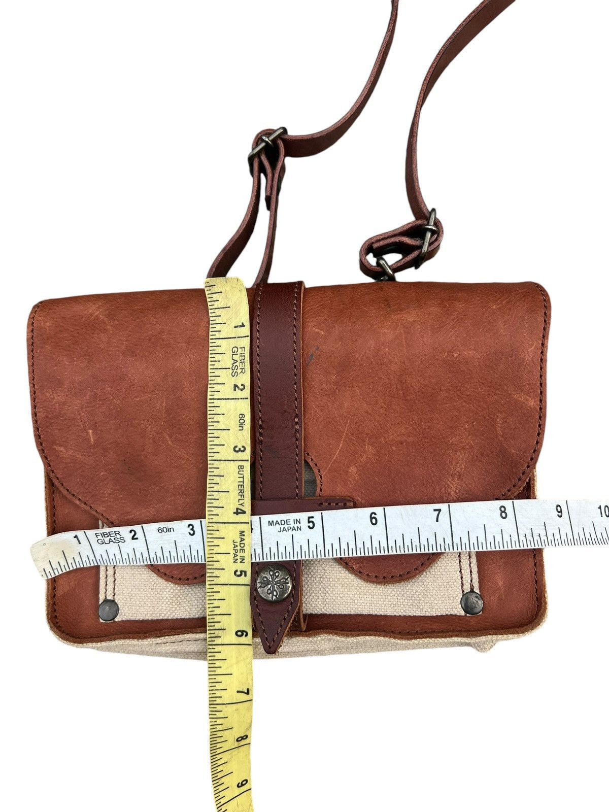 Leather Vintage Agility Japan Patina Leather Hybrid Bag Size ONE SIZE - 23 Thumbnail
