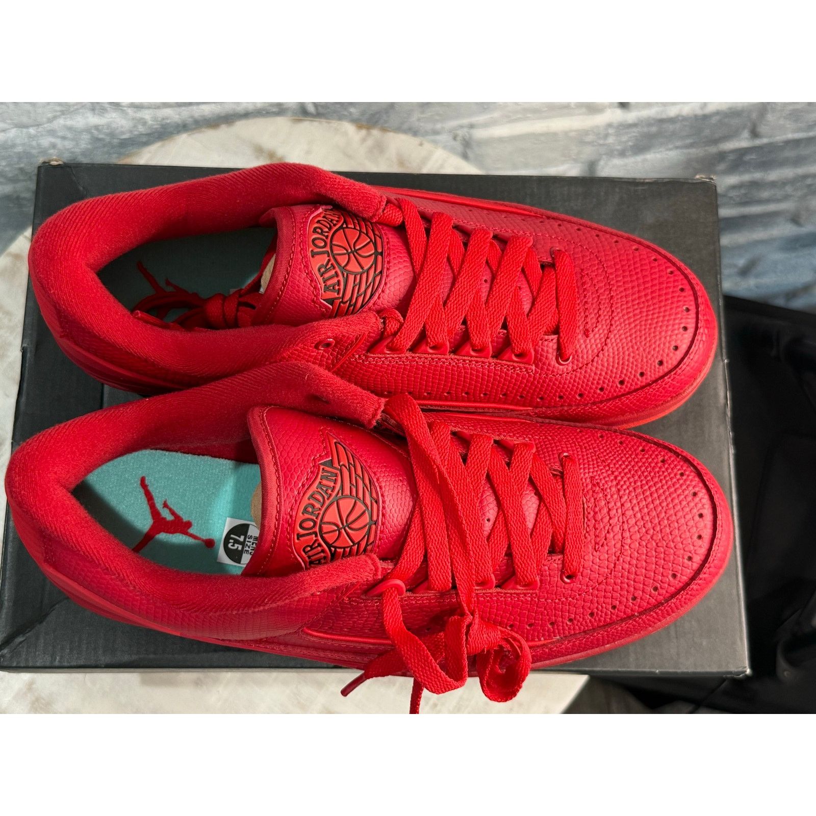 Jordan Brand Jordan 2 Retro Low Gym Red Size 7.5 832819-606 Rare Sneaker Size US 7.5 / EU 40-41 - 2 Thumbnail