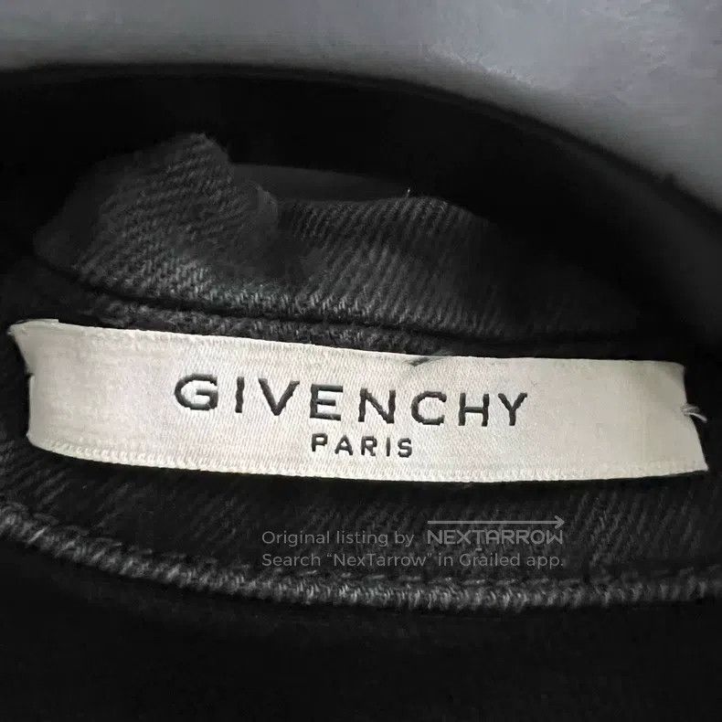 Givenchy Givenchy Geometric Irregular Line Denim Jacket Size M Size US M / EU 48-50 / 2 - 3 Thumbnail