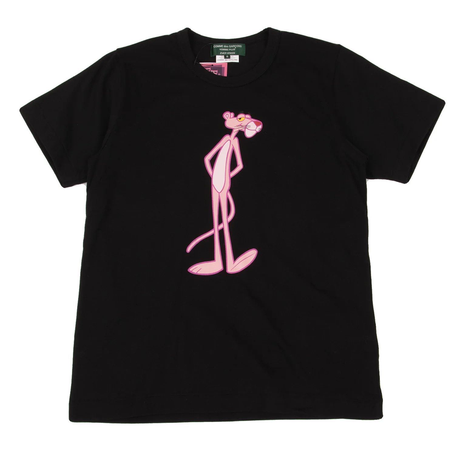 Comme des Garcons Homme Plus Pink Panther T-Shirt in Black Size S Size US S / EU 44-46 / 1 - 1 Thumbnail