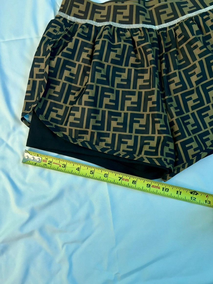 Fendi Fendi Zucca FF Monogram Athletic/Beach Tights Shorts Size 28" / US 6 / IT 42 - 9 Thumbnail