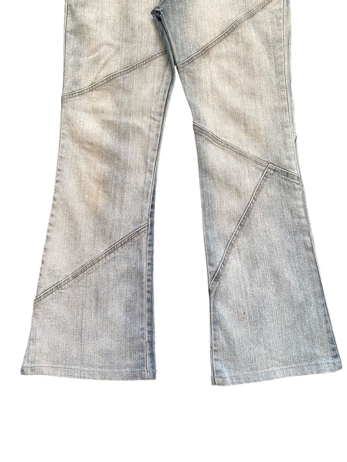 Japanese Brand Joueroux Echecs Flared Patchwork Denim Size US 30 / EU 46 - 4 Thumbnail