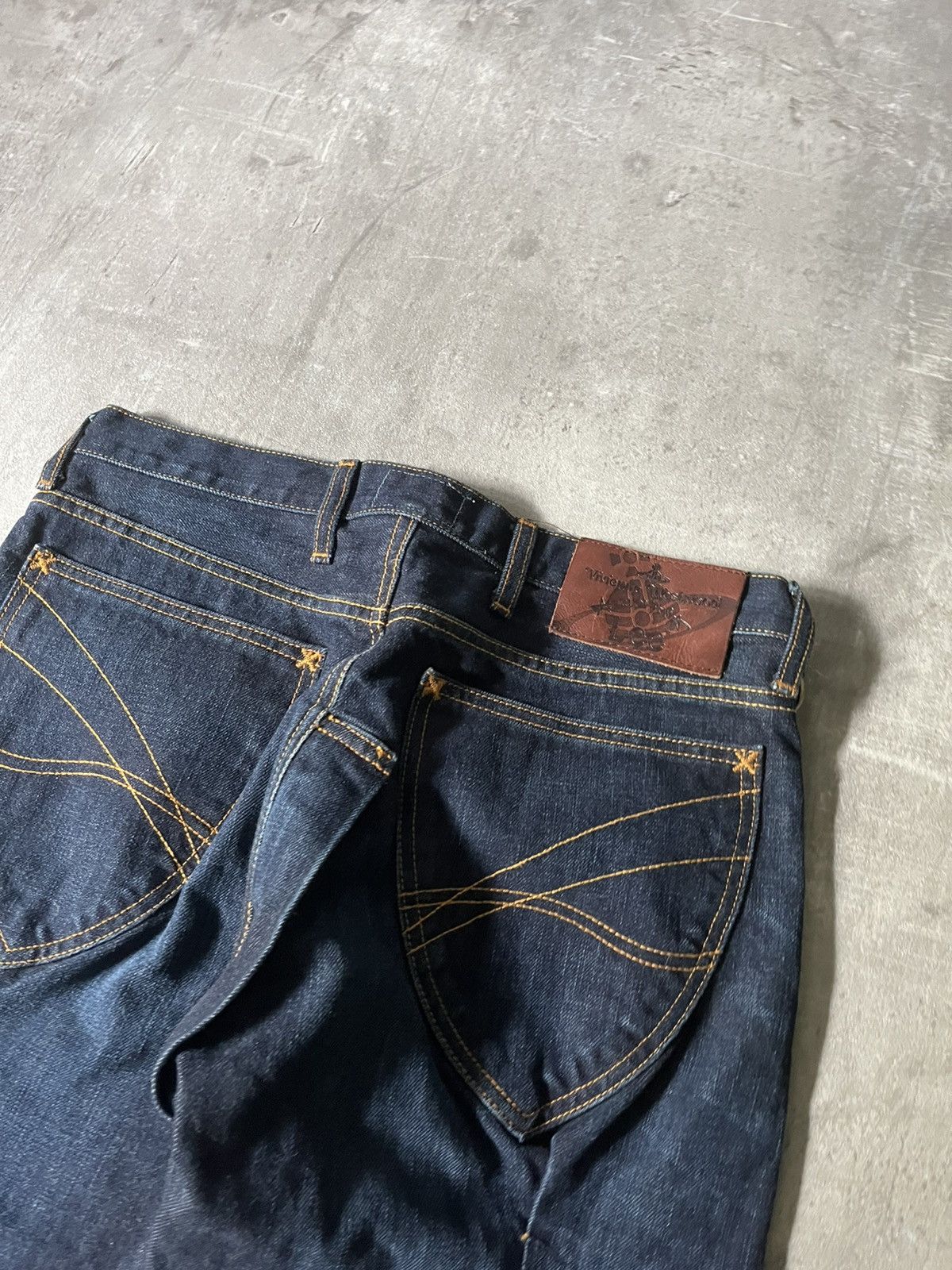 Lee × Vivienne Westwood Vivienne Westwood x Lee zipped crotch jeans navy rare Size US 30 / EU 46 - 17 Thumbnail