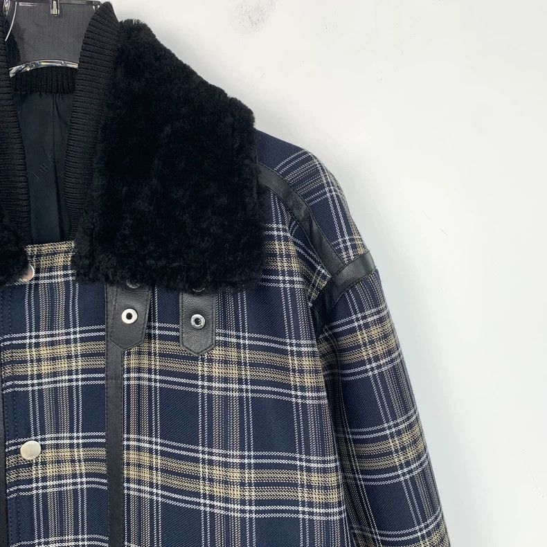 Dior Dior Blue plaid lambskin jacket 2501-Nextarrow Size US M / EU 48-50 / 2 - 3 Thumbnail