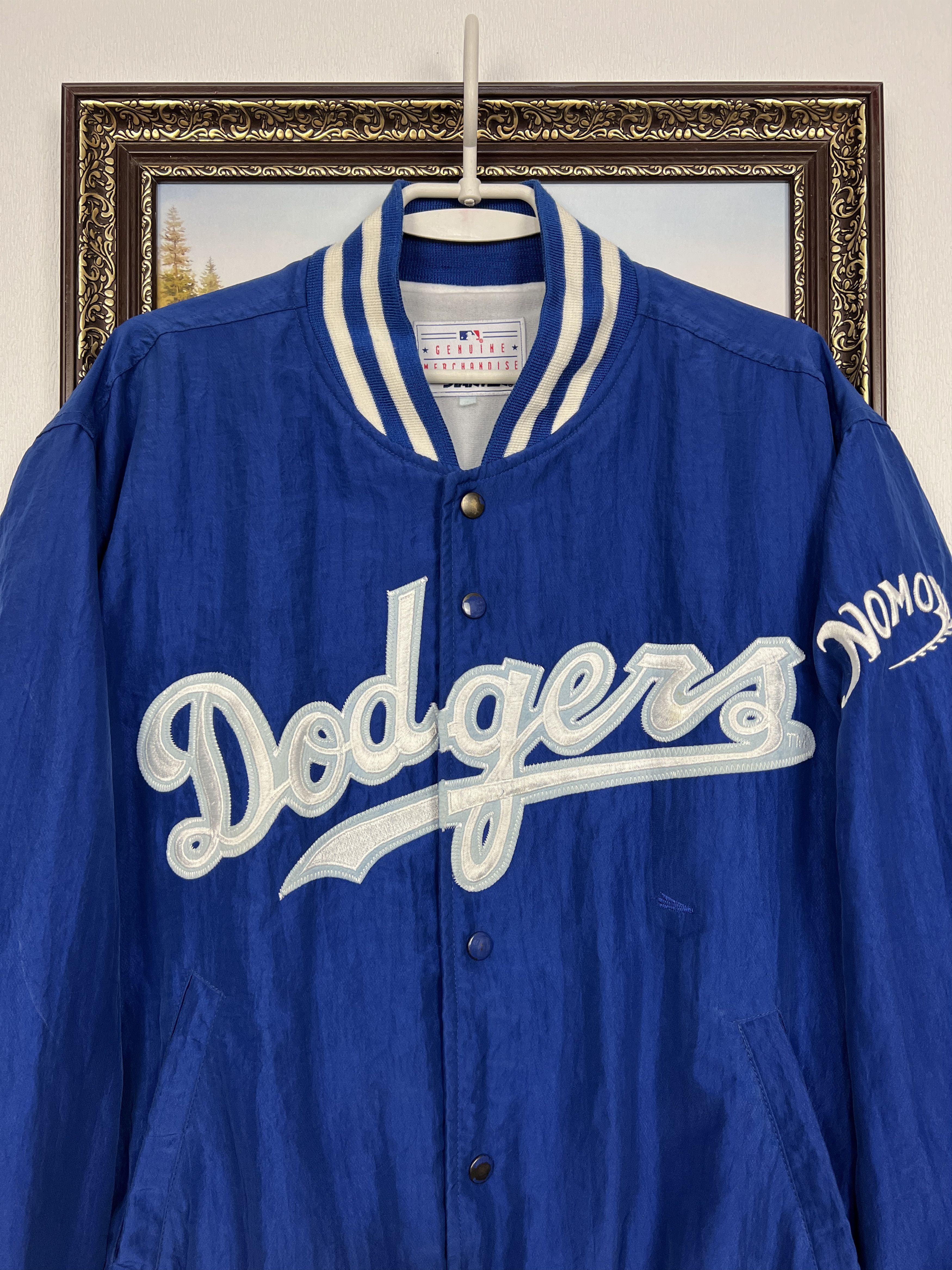 Starter Vintage 90s LA Dodgers Starter Bomber Jacket MLB Blue Mens Size US XL / EU 56 / 4 - 2 Thumbnail