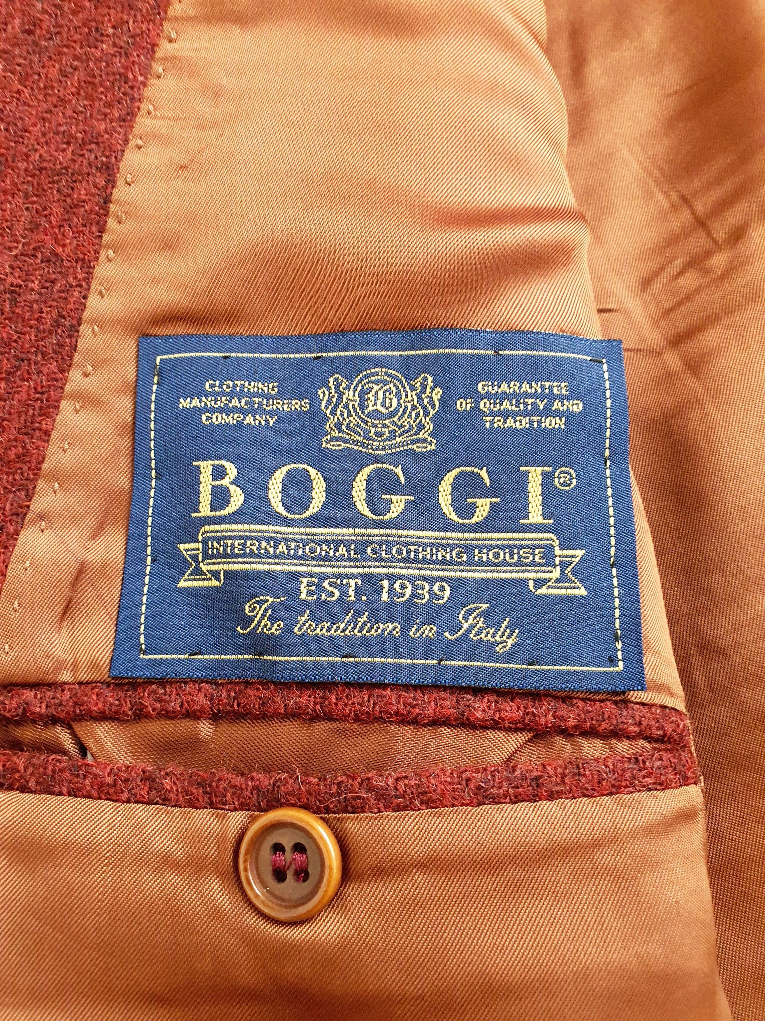 Boggi MOON Shetland Wool - Sports Coat Jacket - Regular - Sz EU 54 Size 44R - 6 Thumbnail