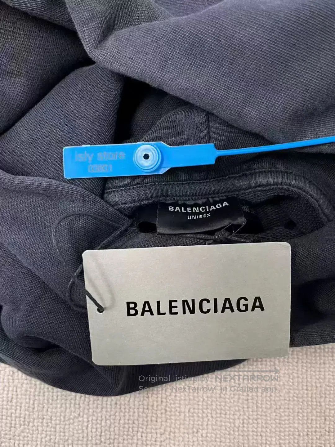Balenciaga balenciaga printed hooded casual sweatshirt. Size US M / EU 48-50 / 2 - 4 Thumbnail