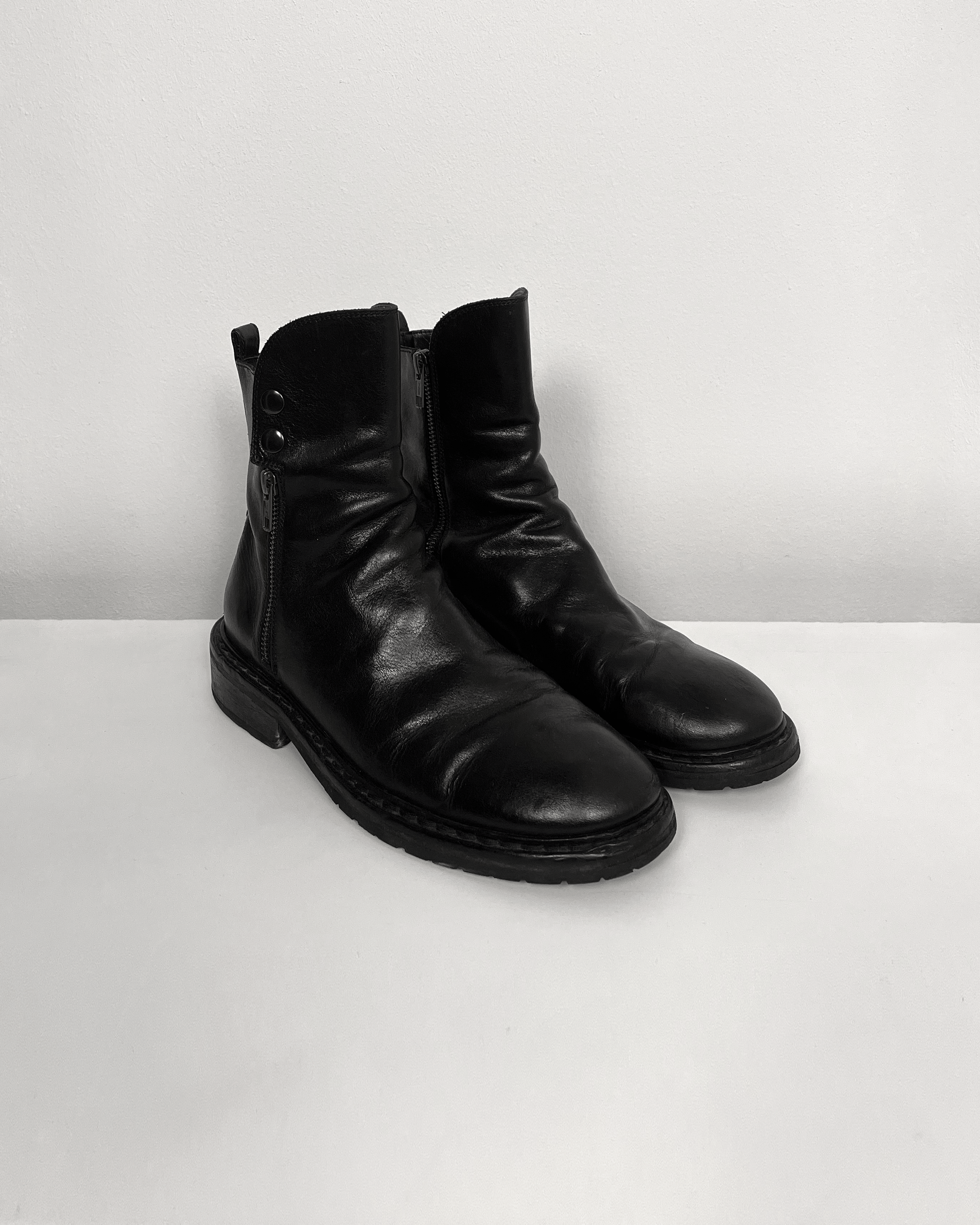 Ann Demeulemeester Ann Demeulemeester Biker Boots Size US 5.5 / EU 38 - 1 Thumbnail