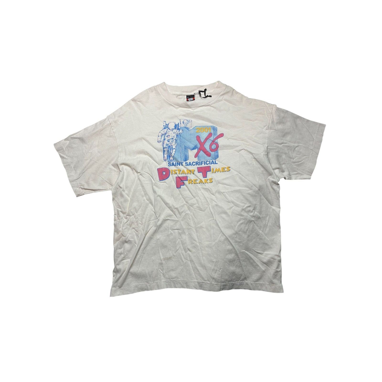 Saint Michael Saint Michael 'Sean Wotherspoon Astronaught' White Tee Size US XL / EU 56 / 4 - 1 Thumbnail