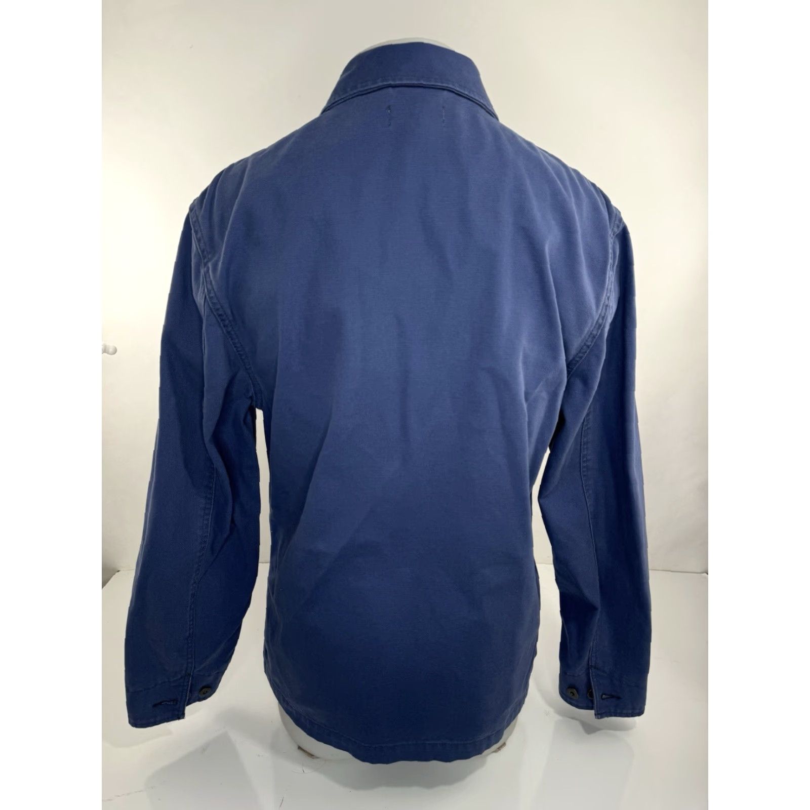 Wallace & Barnes WALLACE & BARNES Jacket - Canvas Ranch Chore Blue Mens M Shirt? Size US M / EU 48-50 / 2 - 2 Thumbnail