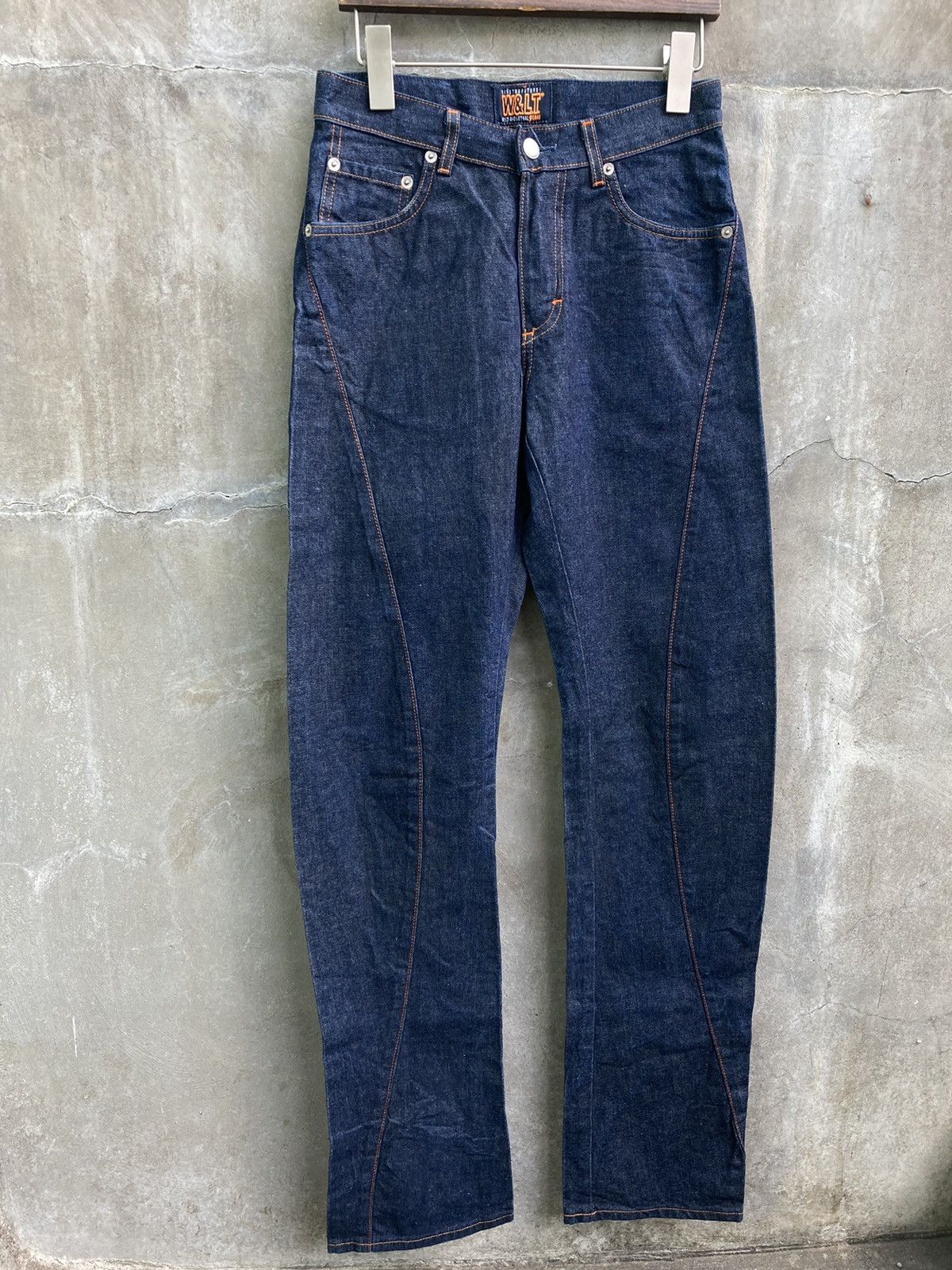 W&LT Banana Cut Denim Jeans Size US 28 / EU 44 - 2 Thumbnail