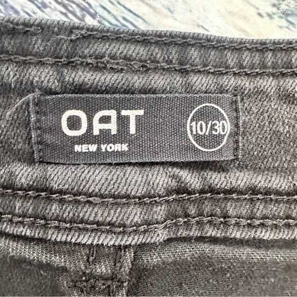 Other OAT New York High-Rise Black Wide-Leg Jeans Size 32" / US 10 / IT 46 - 5 Thumbnail