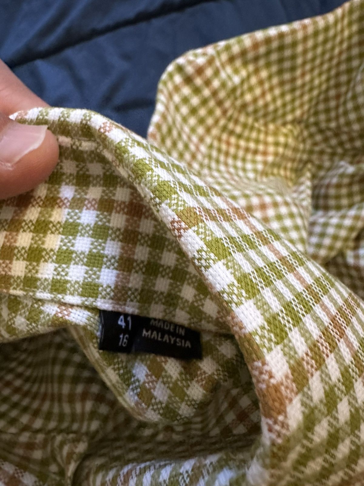 Hugo Boss Hugo Boss Long Sleeve Pattern Dress Shirt Size US XS / EU 42 / 0 - 3 Thumbnail