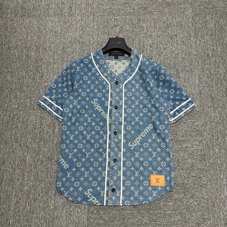 Louis Vuitton Louis Vuitton Denim short sleeves shirt Nextarrow-2505 Size US XS / EU 42 / 0 - 1 Thumbnail