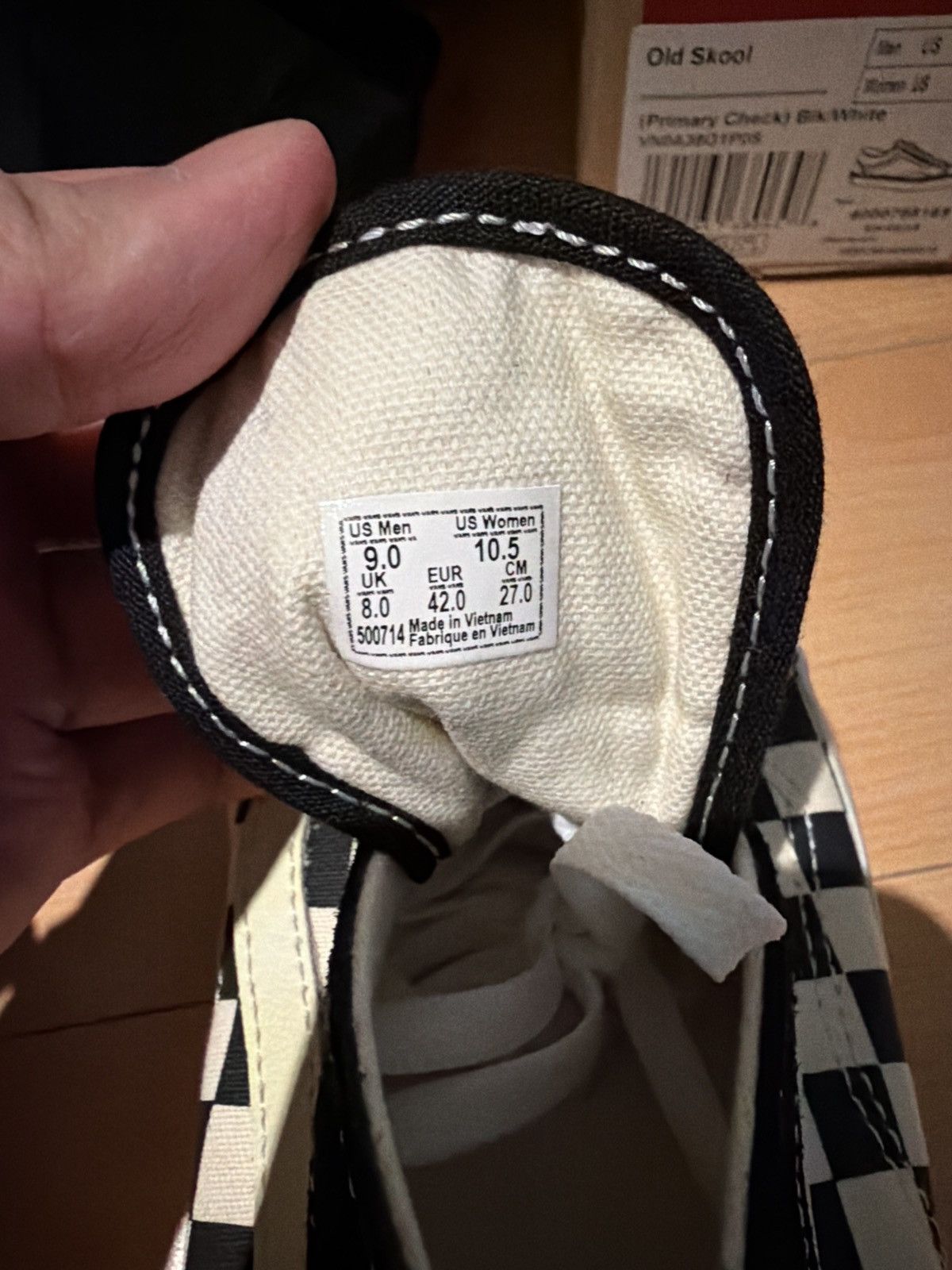 Vans Vans Old Skool black and white checkered Size US 9 / EU 42 - 4 Thumbnail