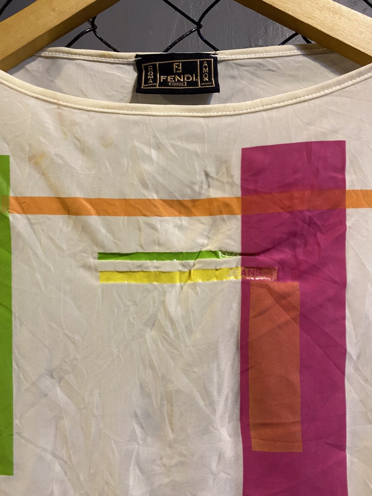 Fendi Fendi Jeans Tanktops Jersey Size XS / US 0-2 / IT 36-38 - 3 Thumbnail
