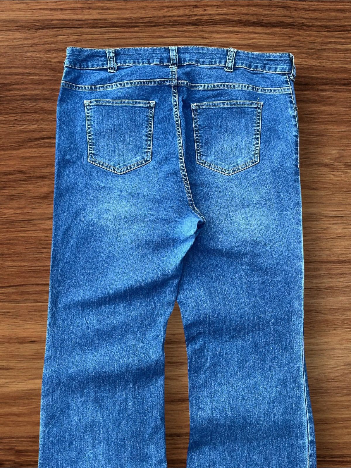 Japanese Brand Vintage Y2K Japanese Brand Blue Washed Mid Rise Flare Jeans Size US 36 / EU 52 - 5 Thumbnail
