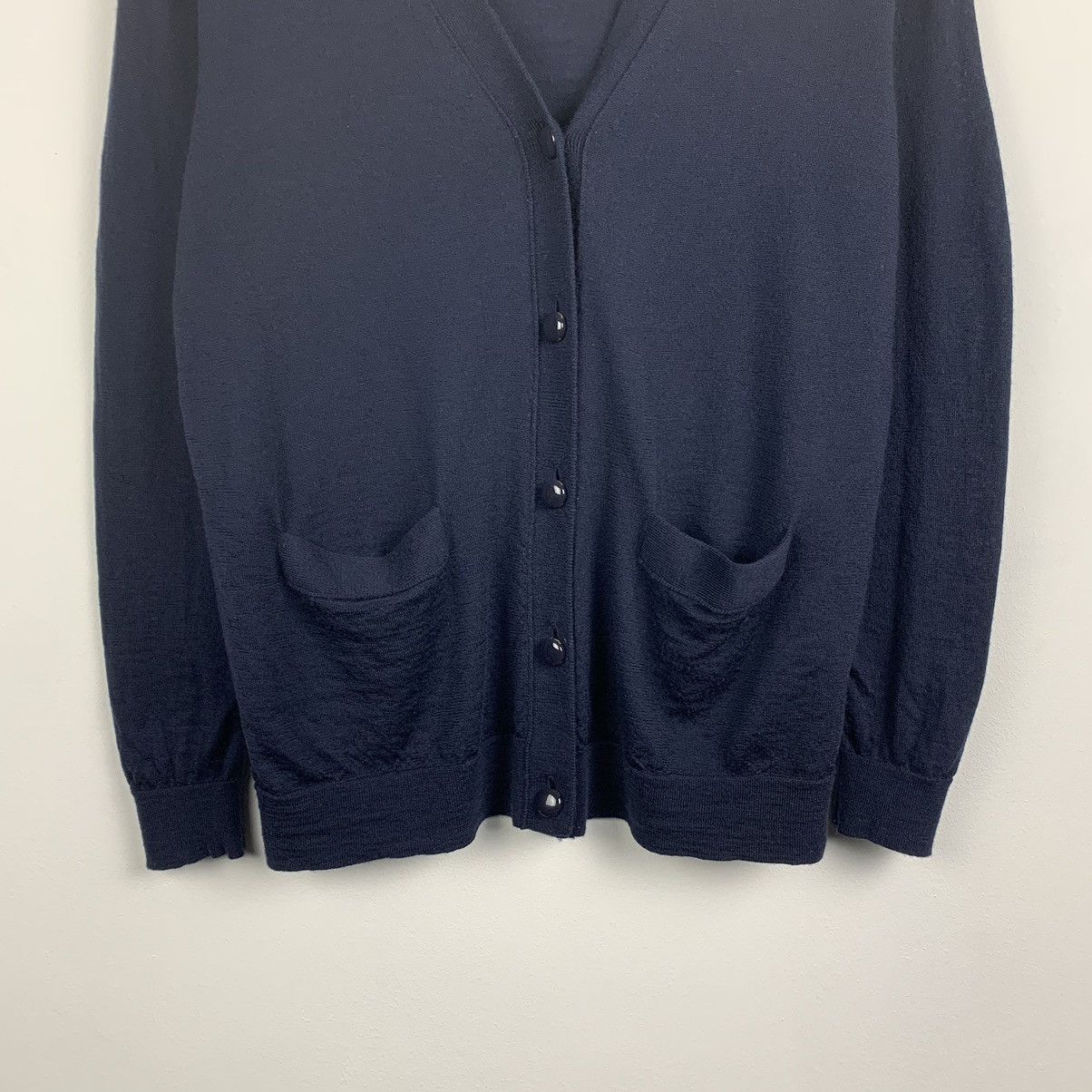Tory Burch Tory Burch Merino Wool Cardigan Buttons Up V-Neck Size L Size L / US 10 / IT 46 - 3 Thumbnail