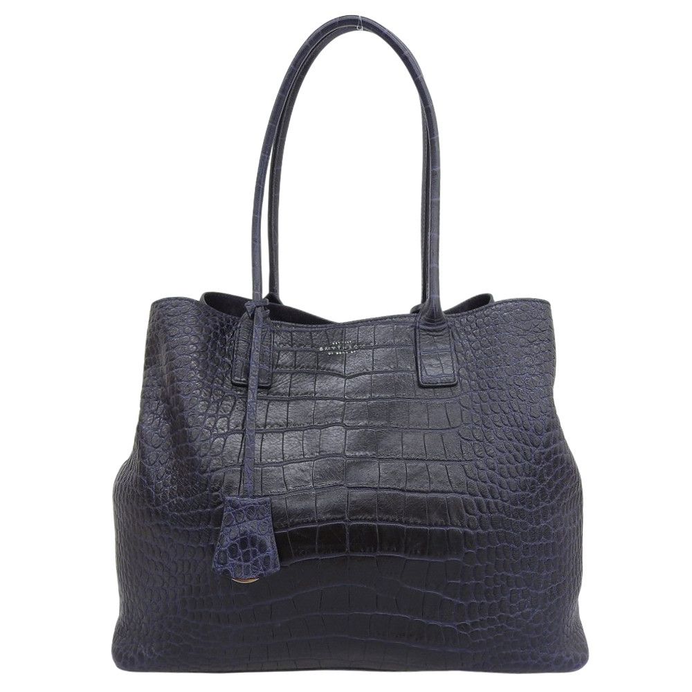 Other Smythson Croco Embossed Leather Tote Bag Leather Tote Bag DUTY FREE for USA
