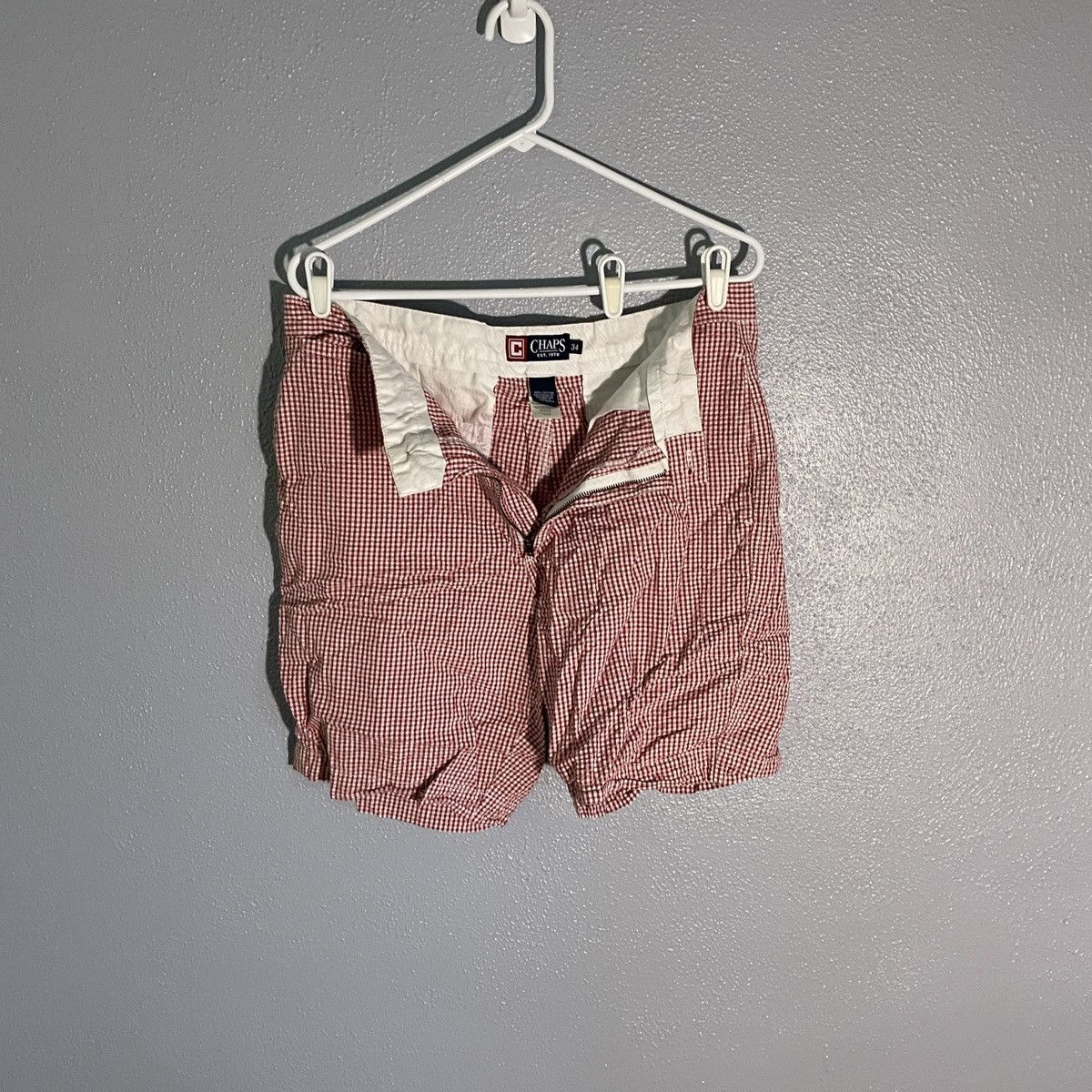 Chaps × Vintage Chaps Red White Plaid Gingham Shorts Men’s Size 34 Size US 34 / EU 50 - 1 Thumbnail
