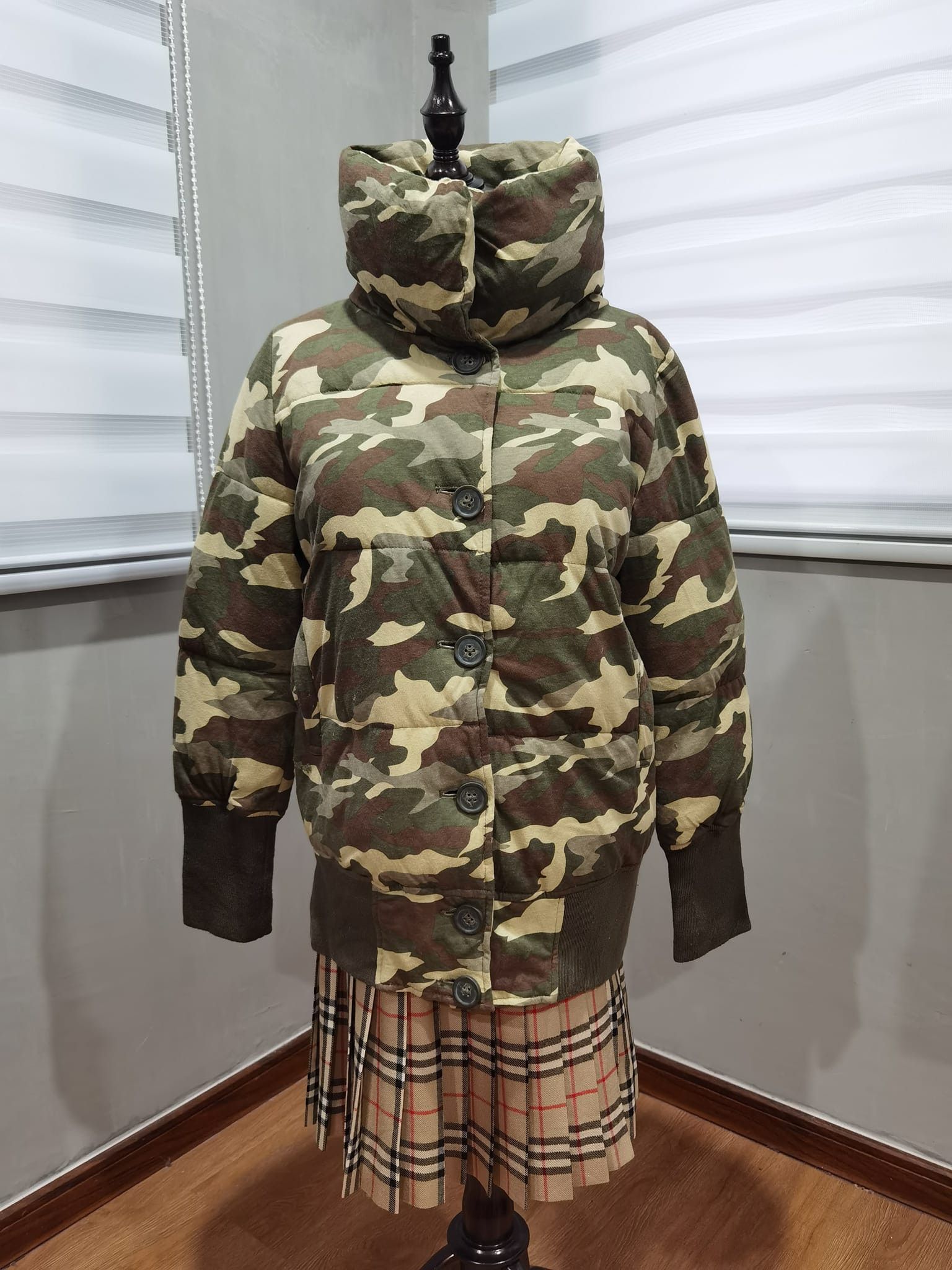 Ocean Pacific OP Ocean Pacific camo puffer jacket M 2092 Size M / US 6-8 / IT 42-44 - 2 Thumbnail