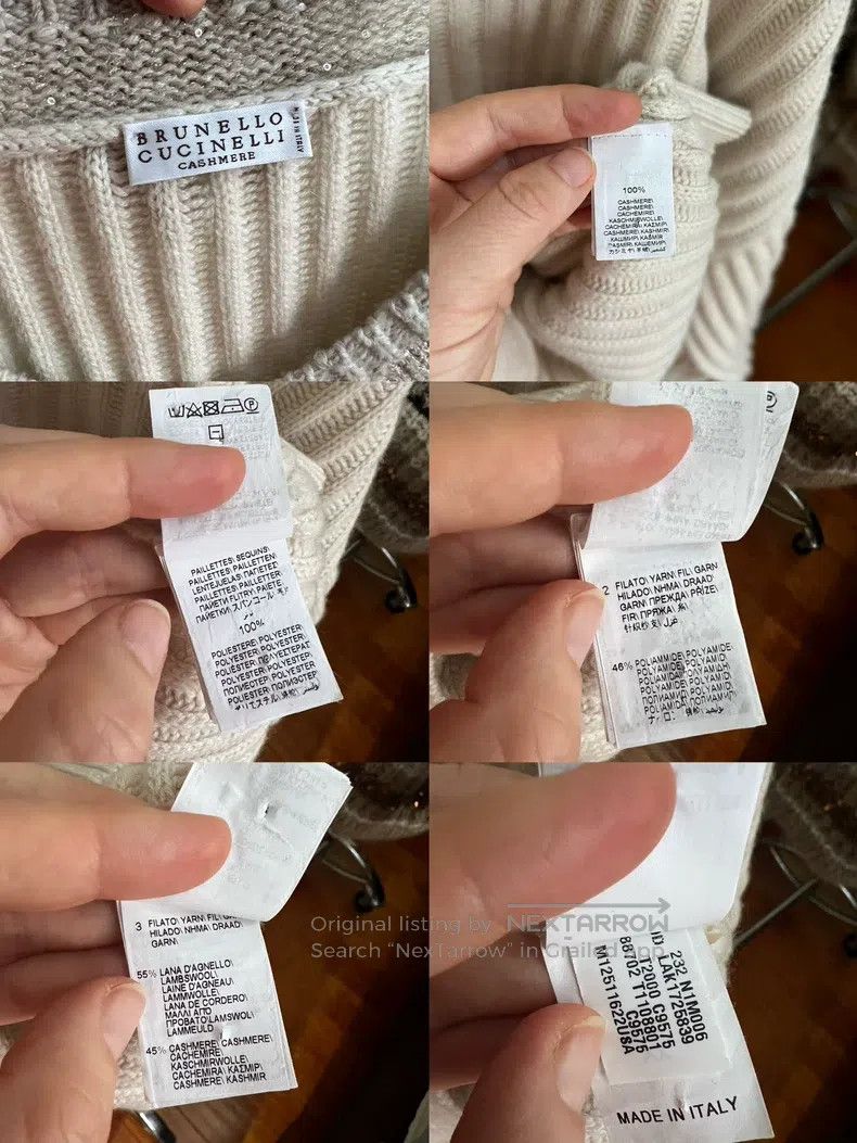 Brunello Cucinelli Brunello Cucinelli Cashmere Sweater Size M / US 6-8 / IT 42-44 - 4 Thumbnail