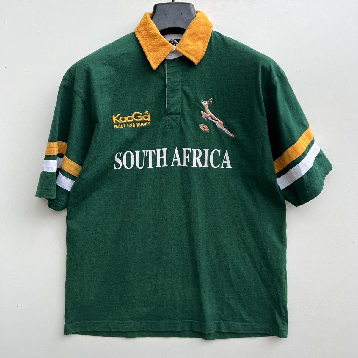 Other Vintage Kooga South Africa Rugby Jersey Shirt Hype Trikot Size US L / EU 52-54 / 3 - 1 Thumbnail