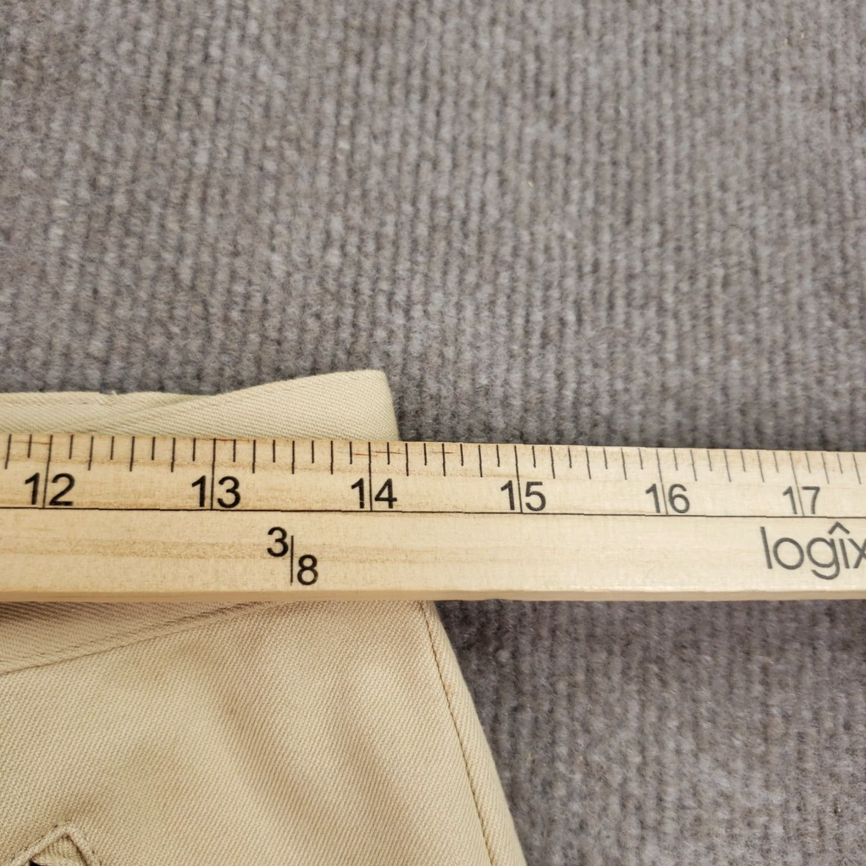 Ralph Lauren Lauren Ralph Lauren Womens Pants Extra Large XL Beige Bootcut Zip Pockets Stretch Size 27" / US 4 / IT 40 - 5 Thumbnail