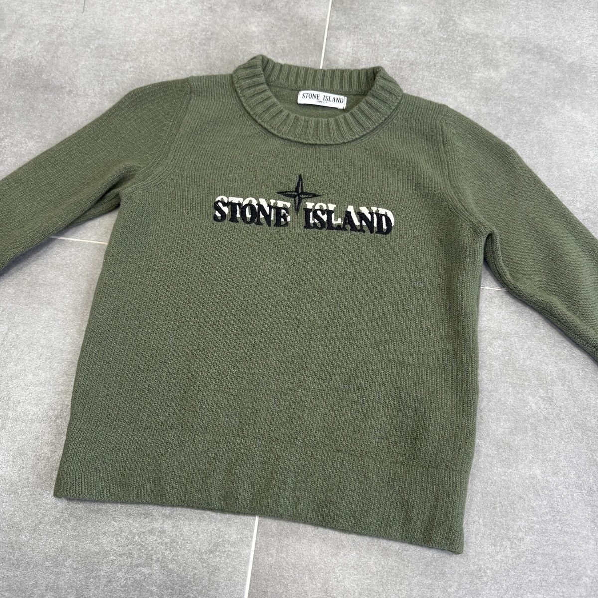 Stone Island Stone Island Junior Knit Wool Sweater Size 4/104 Size US XXS / EU 40 - 3 Thumbnail
