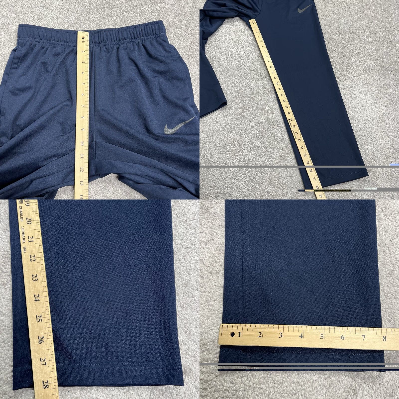 Nike Nike Pants Mens Medium Blue Stripe Epic Training Warmup Pants Activewear Track Size US 31 - 9 Thumbnail