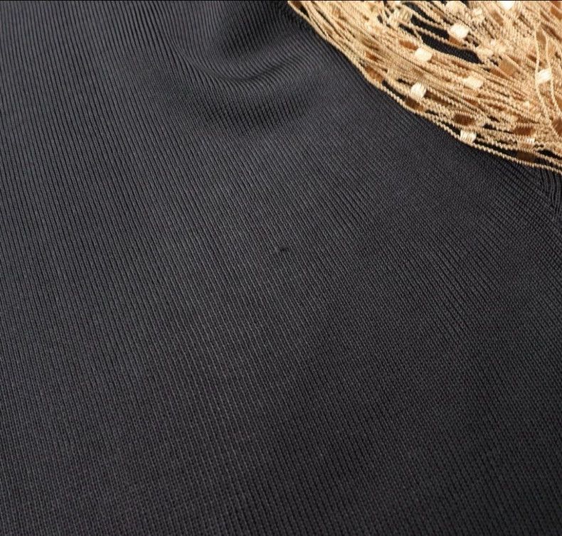 Loewe LOEWE Dark gold tasselled sleeve knit top Size XS / US 0-2 / IT 36-38 - 7 Thumbnail