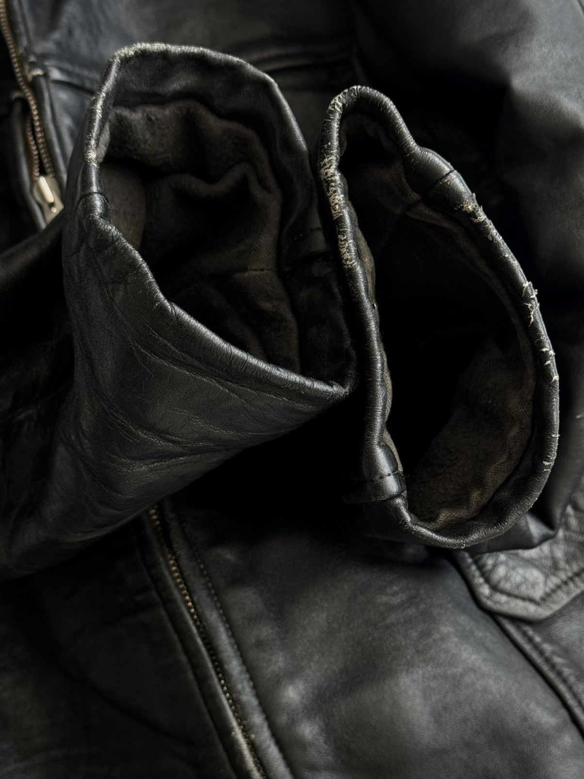 Vintage Vintage 1960s Mongolian 'WICO' Zip Leather Jacket Size US M / EU 48-50 / 2 - 8 Thumbnail