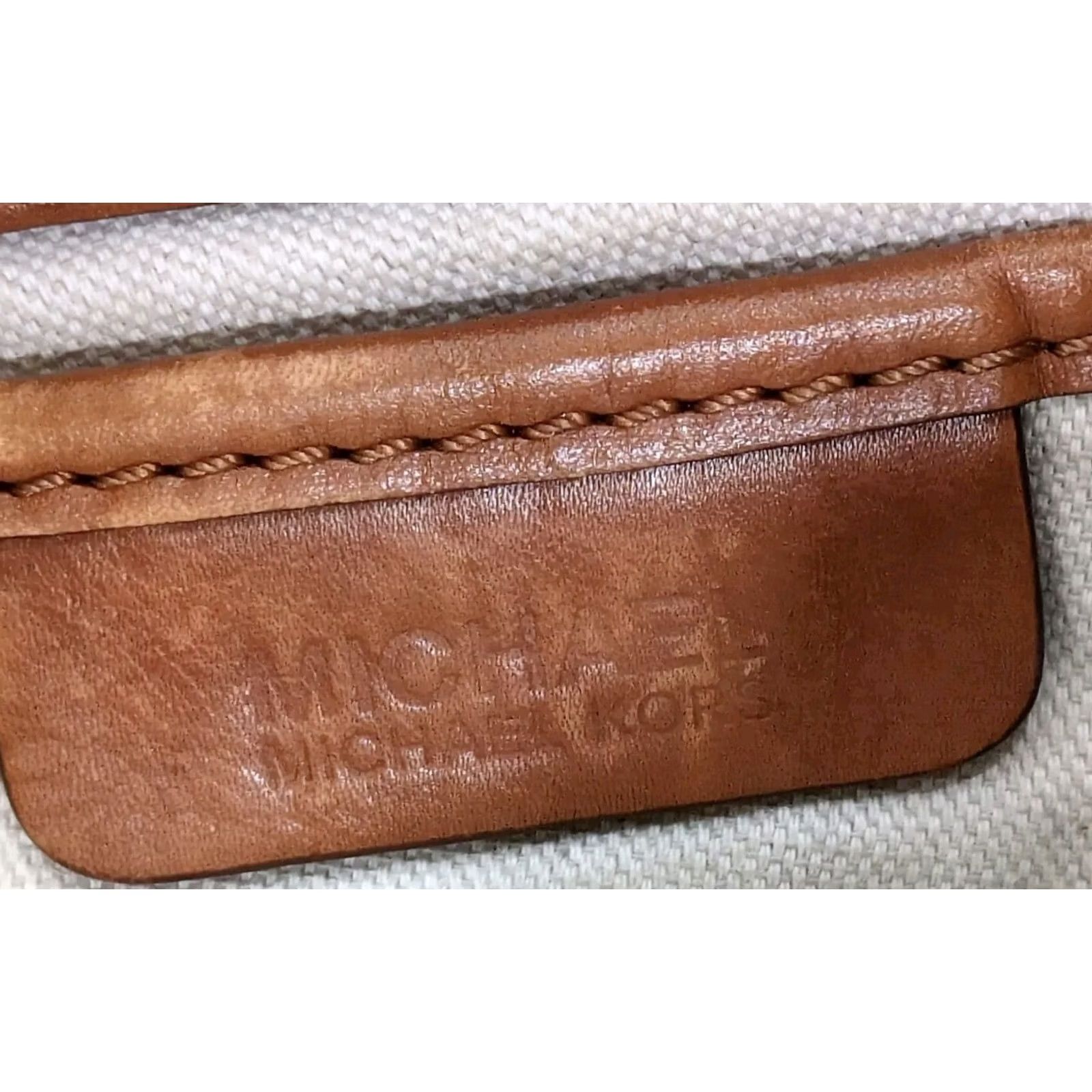 Michael Kors VINTAGE Michael Kors Studded Leather Hobo Tote Bag Brown Large 80s 90s Hippie Boho Womens Size ONE SIZE - 8 Thumbnail