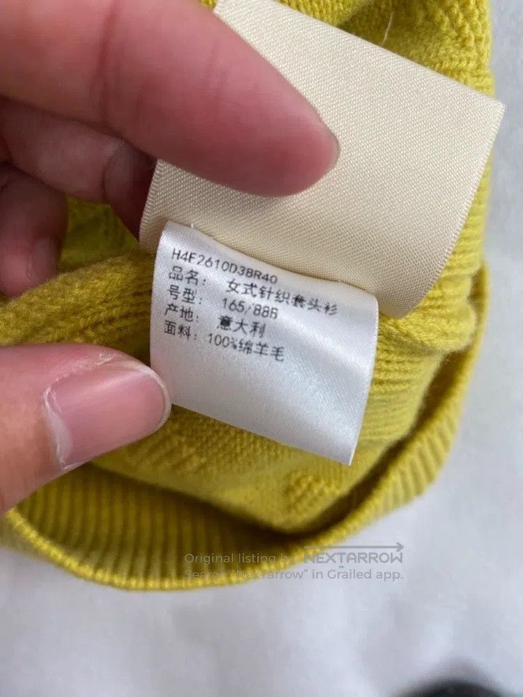 Hermes Hermes Yellow sweater Size XS / US 0-2 / IT 36-38 - 5 Thumbnail