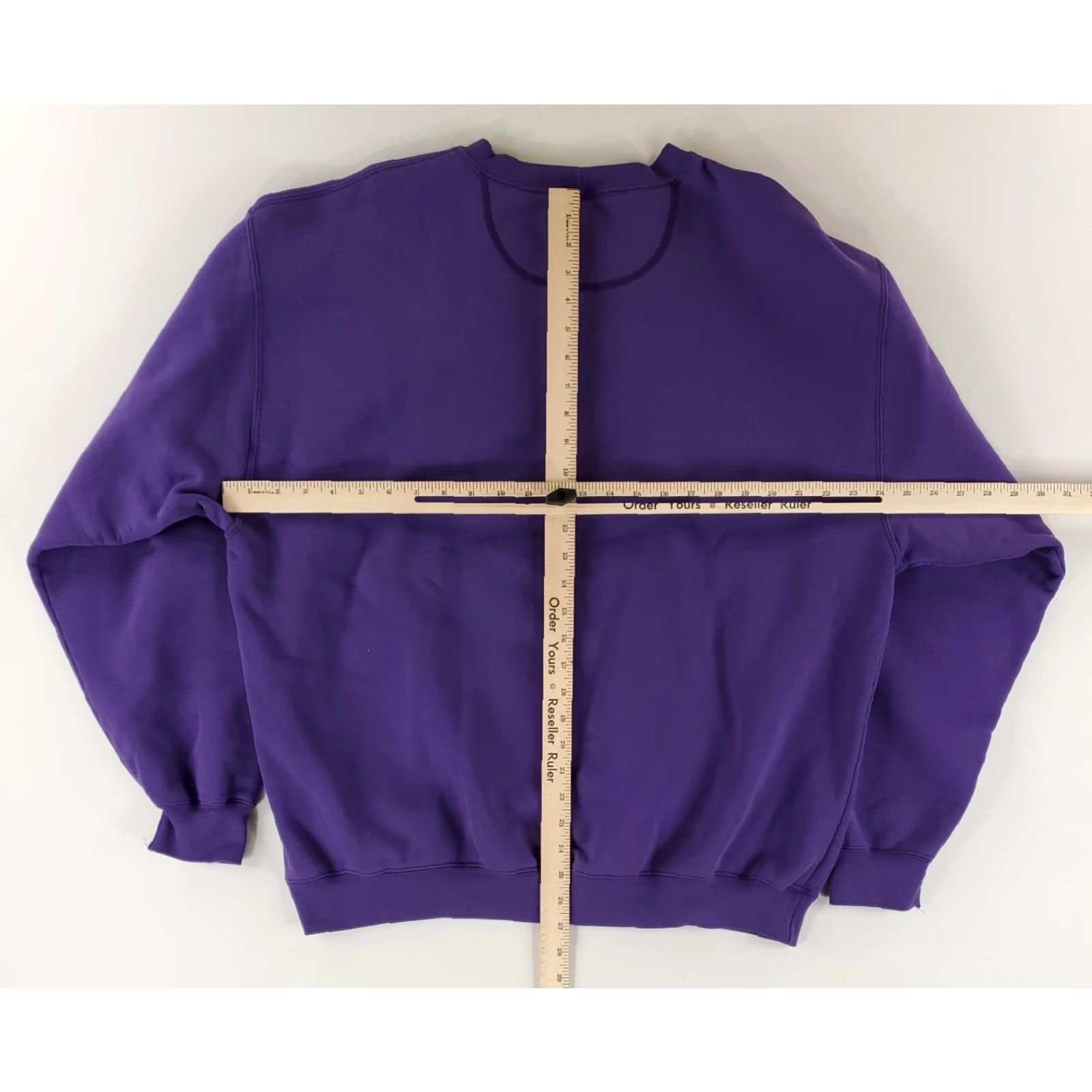 Lands' End VINTAGE Lands' End Sweatshirt Purple Mens XL Pullover 90s Made USA Size US XL / EU 56 / 4 - 8 Thumbnail