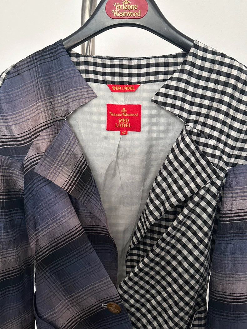Vivienne Westwood Vivienne Westwood Vampiric checkered patchwork suit jacket Size S / US 4 / IT 40 - 5 Thumbnail