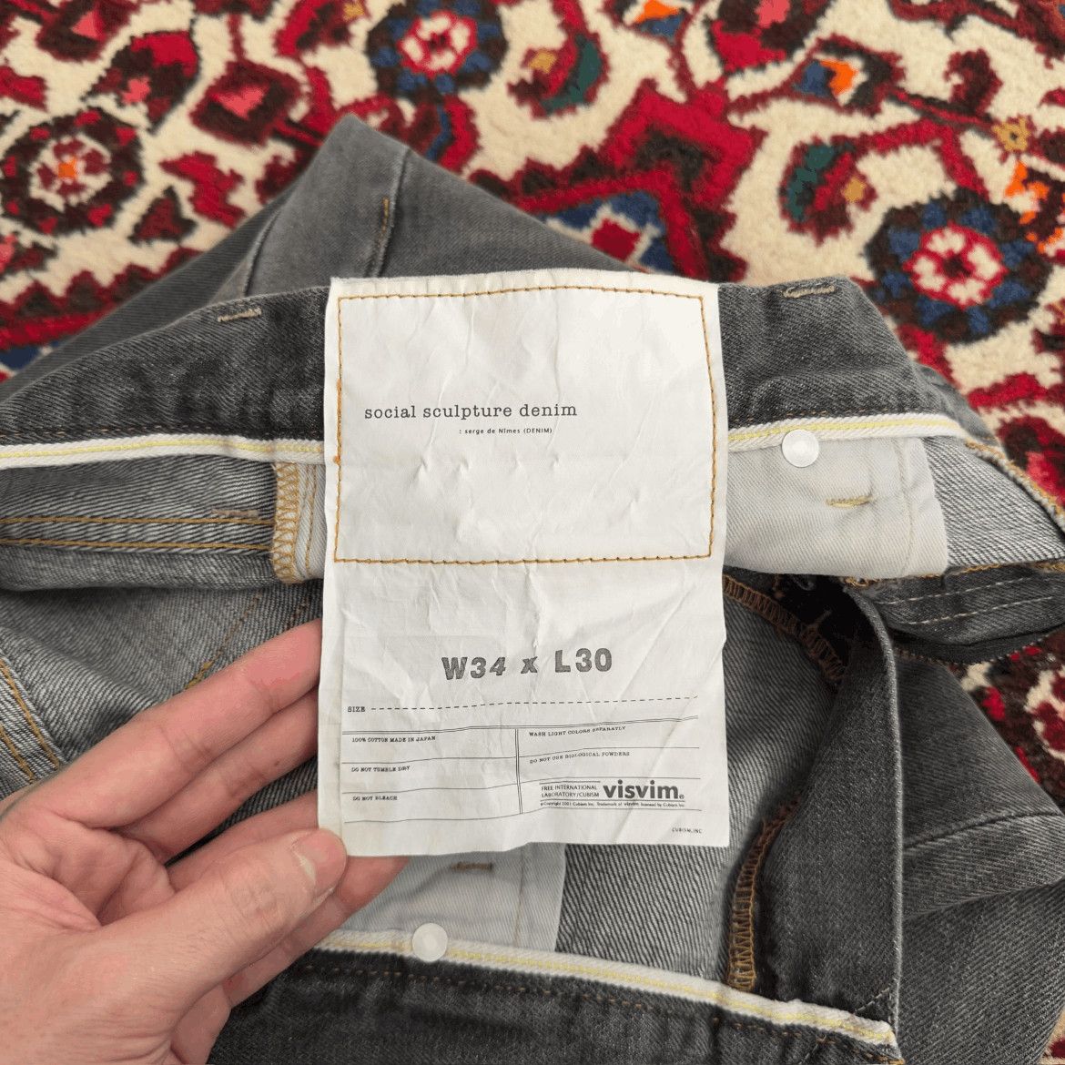 Visvim Visvim 17Aw 04D10 Distressed Washed Denim-2505 Size US 34 / EU 50 - 7 Thumbnail
