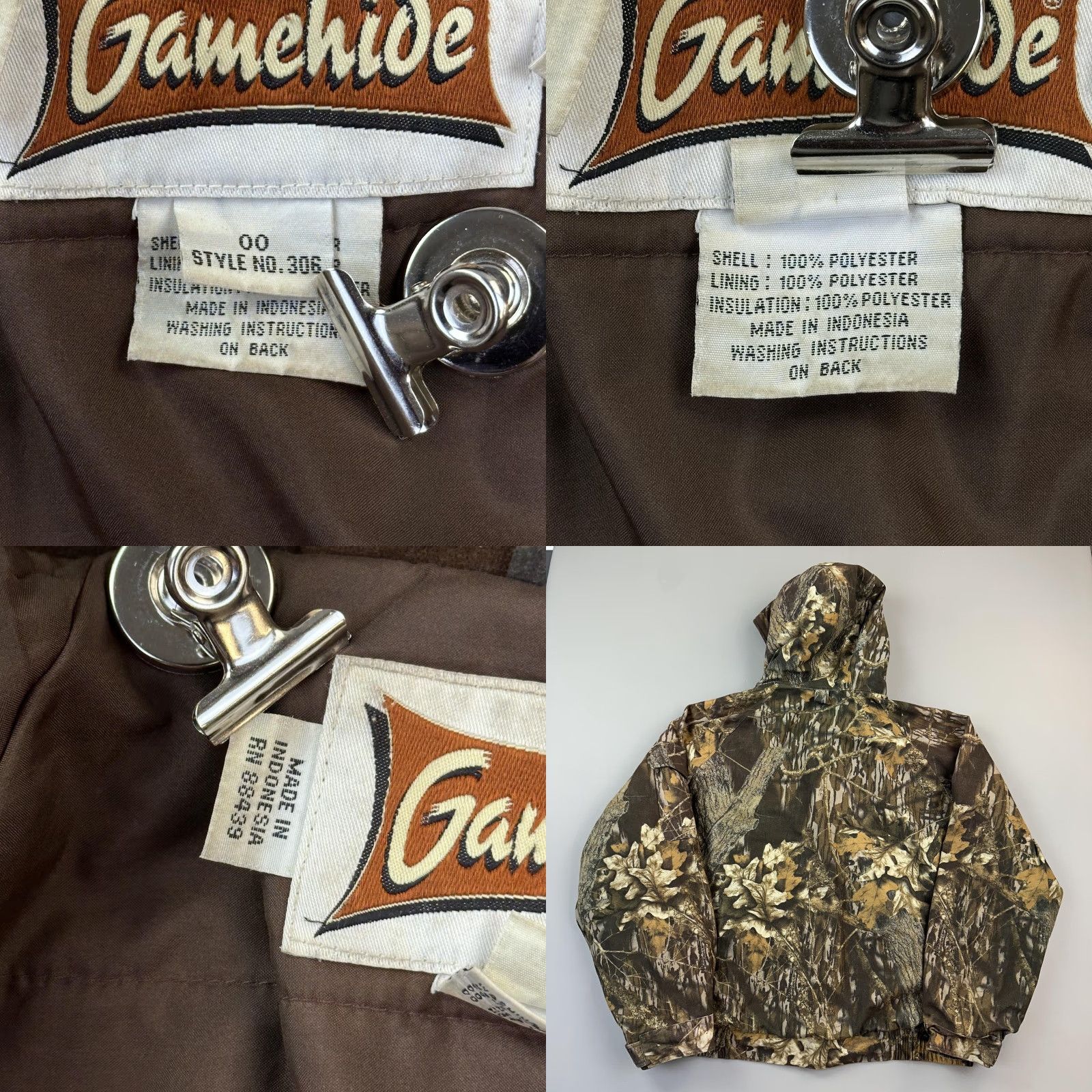 Vintage Gamehide Hush Hide Jacket Mens XL Mossy Oak Breakup Camo Hunting Outdoor Size US XL / EU 56 / 4 - 9 Thumbnail