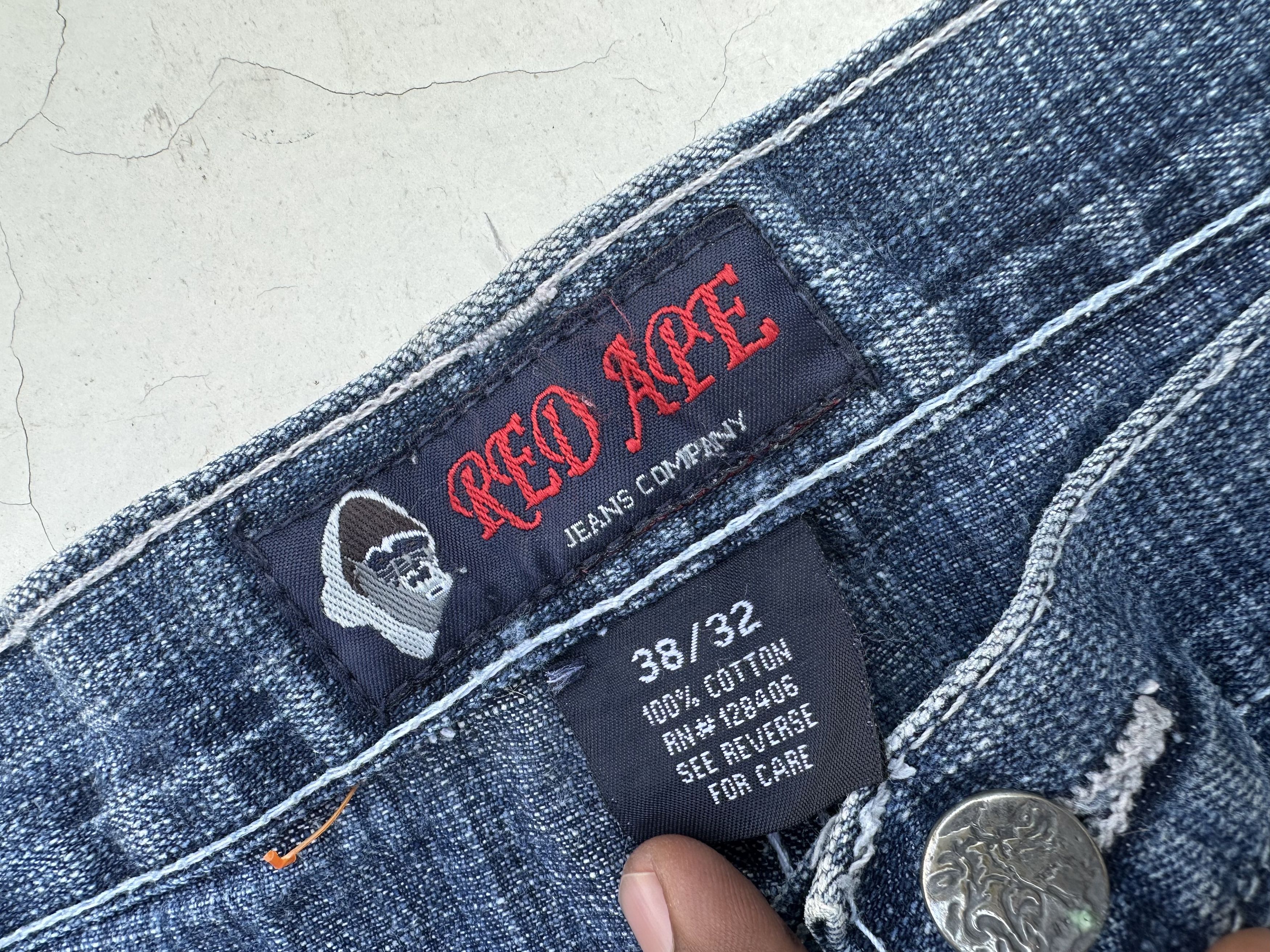 Other Red ape embroidery jeans 38*32 Size US 38 / EU 54 - 10 Thumbnail
