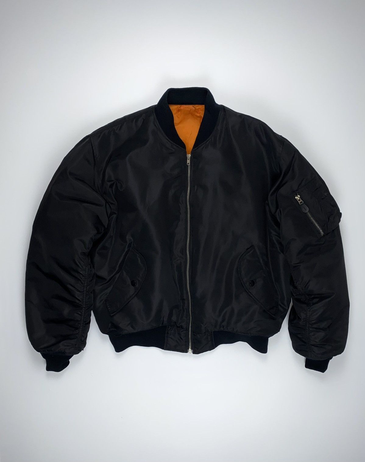 Vintage 🚨 MA-1 special force jacket flyers man’s intermediate 1997 Size US XL / EU 56 / 4 - 1 Thumbnail