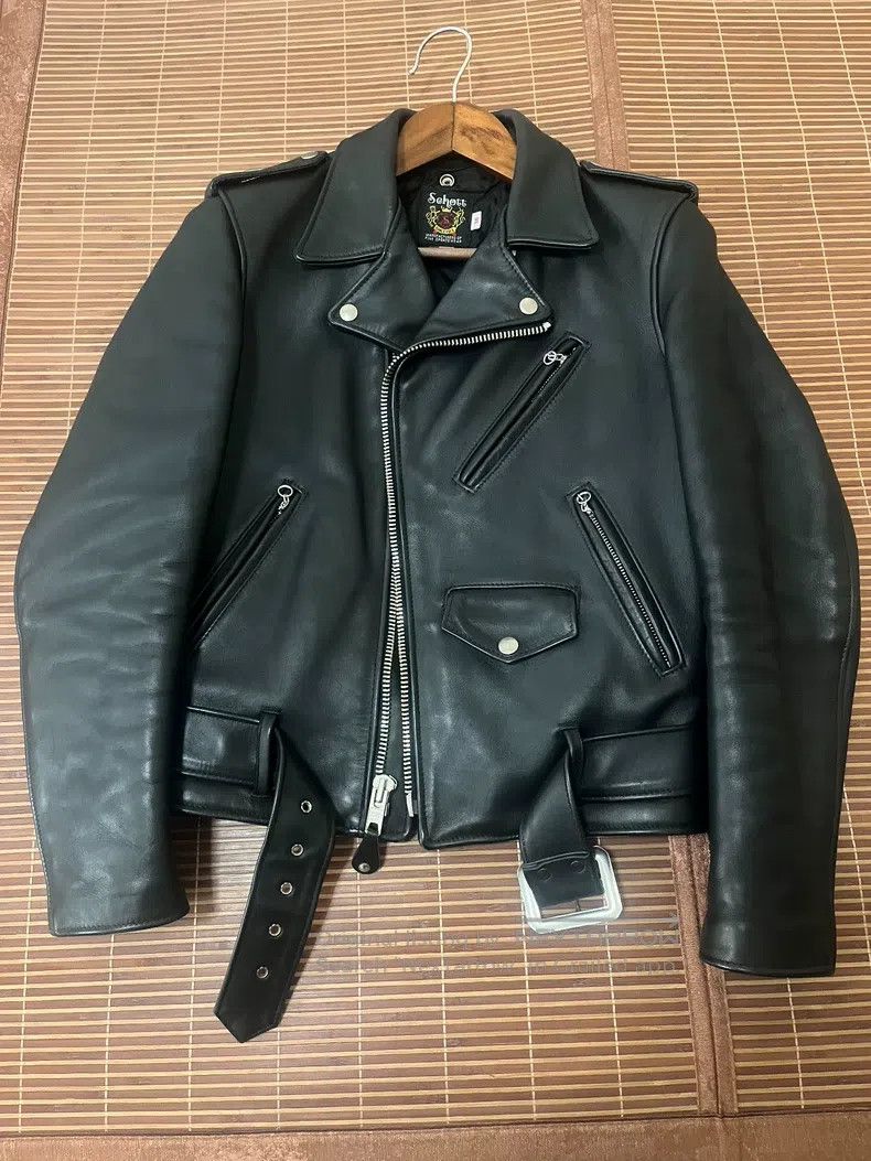 Schott Schott Leather coat Size US S / EU 44-46 / 1 - 1 Thumbnail