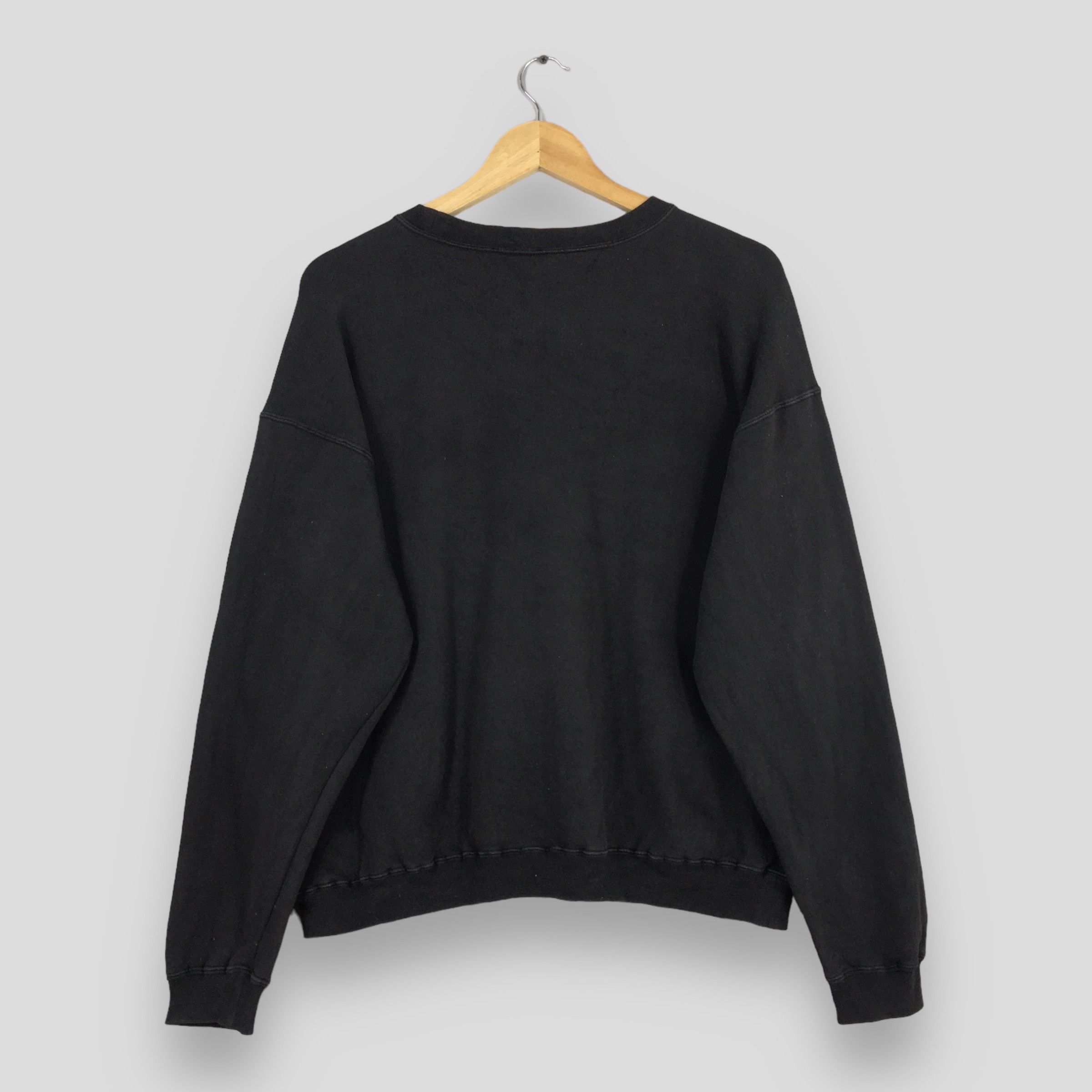 Nike Vintage Y2K Nike Swoosh Black Sweatshirt Medium Size US M / EU 48-50 / 2 - 7 Thumbnail